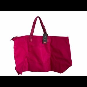 Tumi Just In Case Magenta Large Tote New